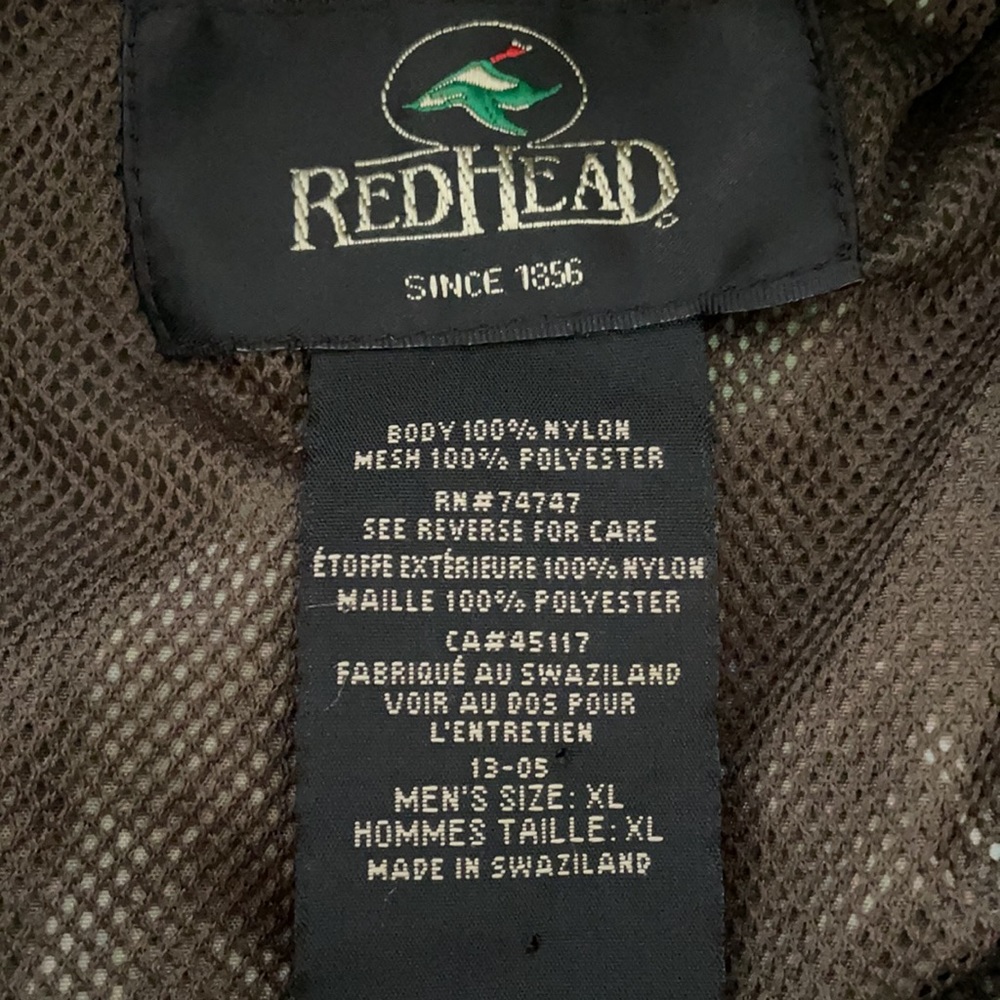 RedHead Men’s Camouflage Short Sleeve Shirt Size XL.  Please Red Description - Picture 8 of 10